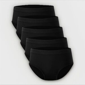 Bamboo Cool Women’s Briefs 5-Pack - Size Medium - Mid-Waist - NWT - Breathable